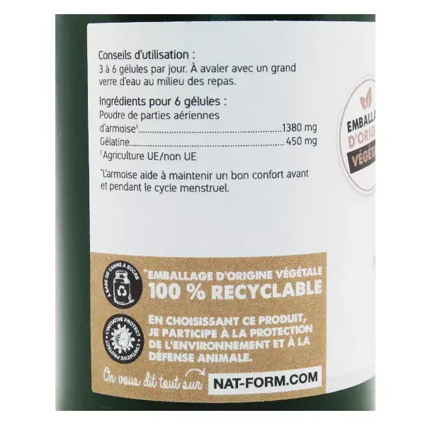 Nat & Form Original Artemisia Capsules x 200