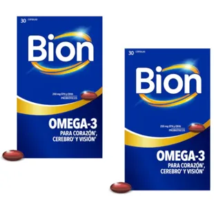 Bion3 Omega-3 Heart, Brain and Vision 30 Capsules 2 units