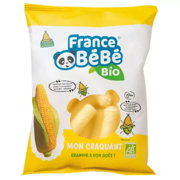 France Bébé Nutrition Mon Craquant Maïs Nature +7m Bio 20g