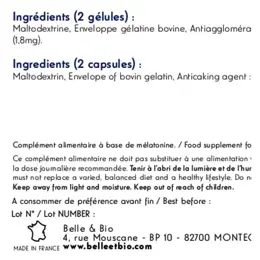 Belle & Bio Mélatonine 120 gélules