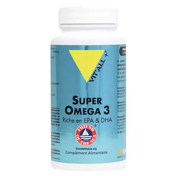 Vit'all+ Super Oméga 3 30 capsules