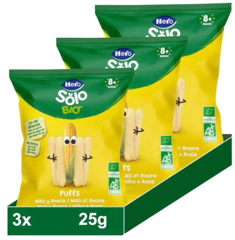 Hero Solo Choux de Maïs et Avoine Bio +8m 4x25 gr