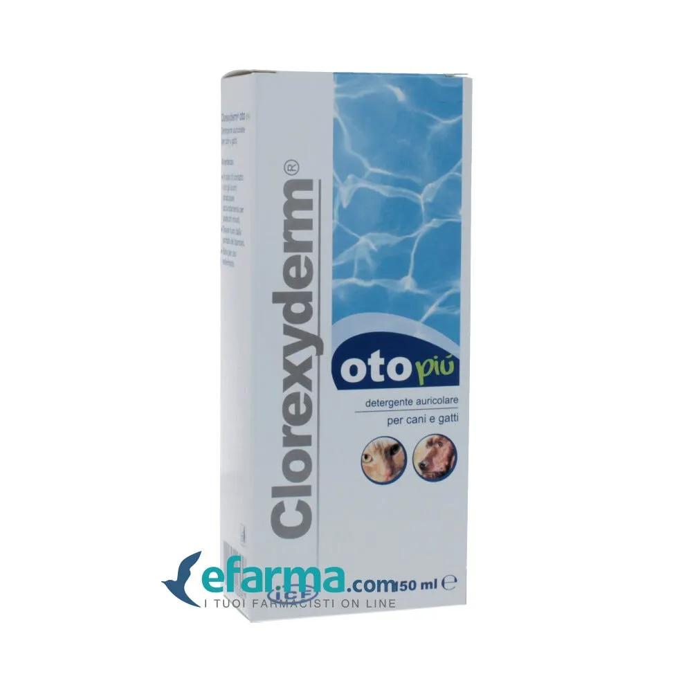 Clorexyderm Oto Più Detergente Pulizia Auricolare Cani e Gatti 150 ml