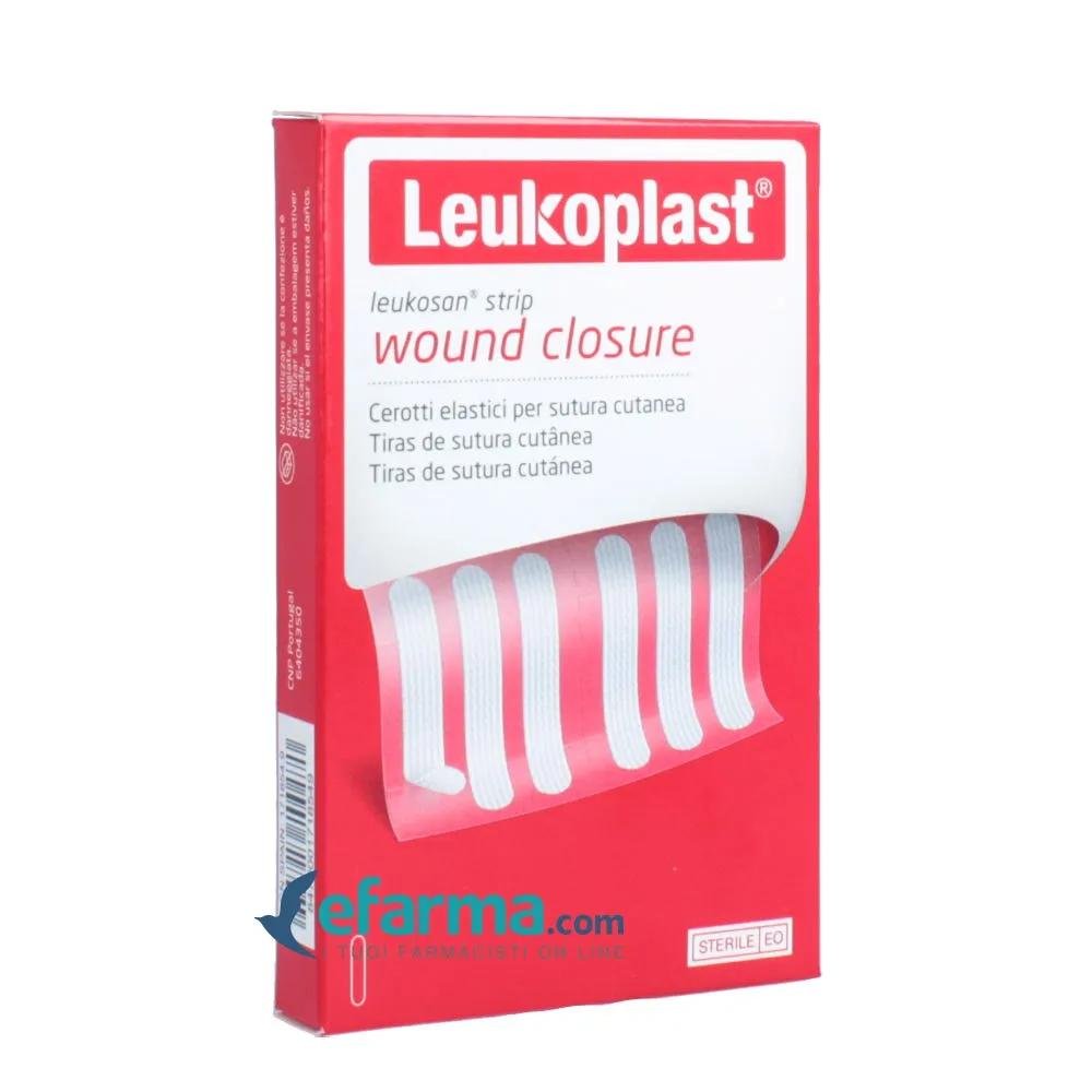 Leukosan Strip Cerotto Per Sutura 6x38 mm 2 Buste da 6 Pezzi