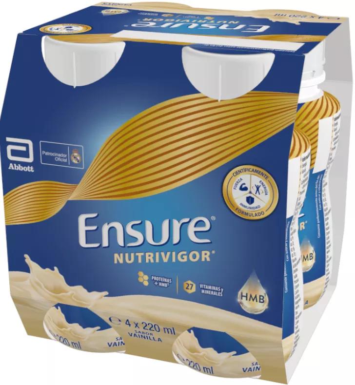 ENSURE NUTRIVIGOR VANIGLIA 4 X 220ML