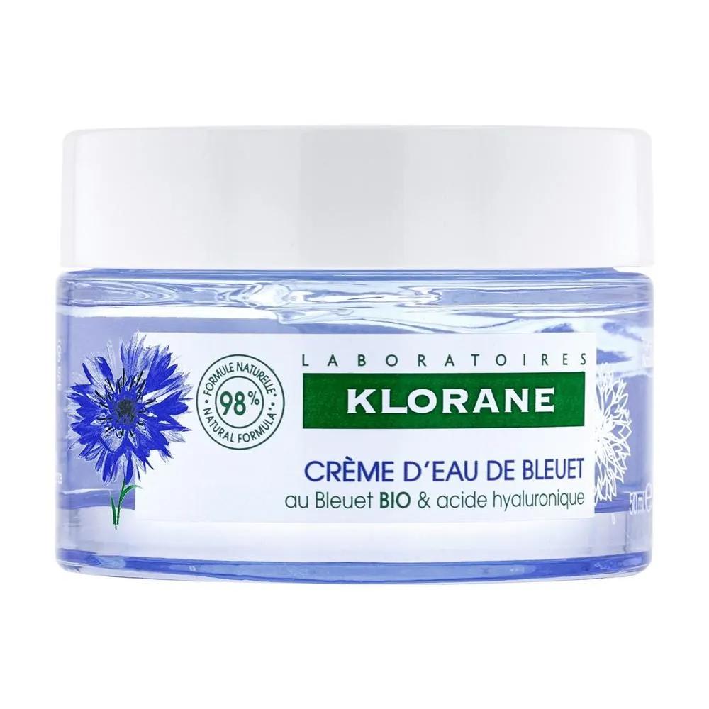 Klorane Fiordaliso BIO Crema d'Acqua con Acido Ialuronico di Origine Vegetale 50 ml