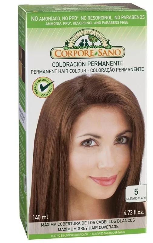 Corpore Sano coloration permanente n°5 marron 140ml