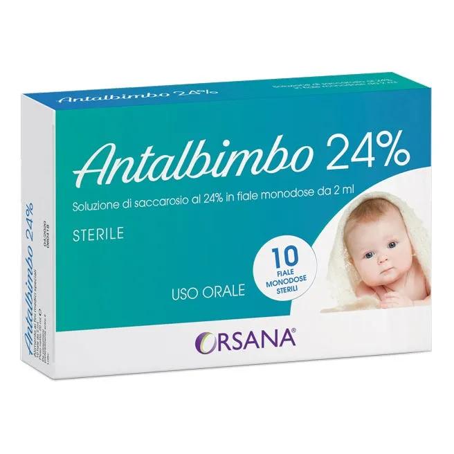 Antalbimbo 24% Soluzione Sterile Di Saccarosio Per Neonati 10 Fiale