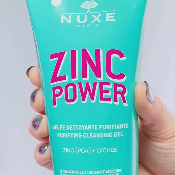 Nuxe Zinc Power Gelée Nettoyante Purifiante 150ml