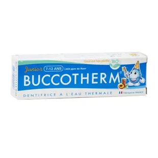 Buccotherm Dentifricio Bambino dai 7 a 12 anni Bio Gusto Ice Tea Pesca 50ml