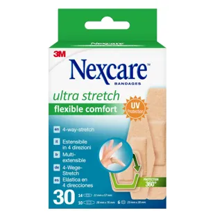 Nexcare Comfort Assorted Strips 30 units 