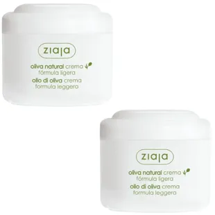 Ziaja Facial Cream Light Natural Olive Formula 2x100 ml