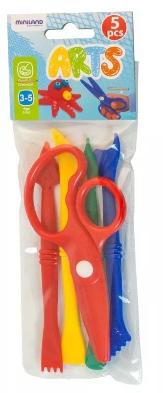 Miniland Plastilin-Zubehörset 14 cm, 3–5 Jahre
