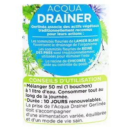 Gerlinéa Compléments Alimentaires Acqua Drainer 500ml