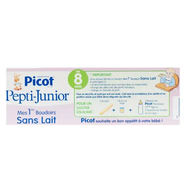 Picot Pepti-Junior Lactose-Free Vanilla Boudoirs  +8m 150g