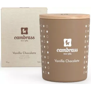 Vela perfumada Cambrass Star Vanilla Chocolate 5,5x5,5x6,5 cm