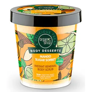 Organic Shop Instant Renewal Body Scrub Mango Sorbet 450ml