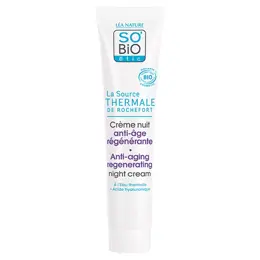 So'Bio Étic Eau Thermale de Rochefort Crème Nuit Anti-Âge Régénérante Bio 40ml