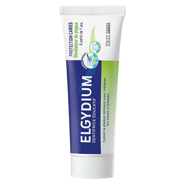 Elgydium Pasta de Dientes Protección de Caries Reveladora de Placa Infantil +7años  50ml