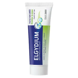 Elgydium Dentifrice Éducatif Protezione Carie Rivelatore Placche Bambini dai 7 anni 50ml