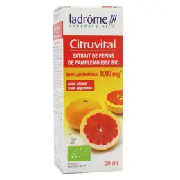 Ladrôme Citruvital Extrait de Pépins de Pamplemousse Bio 50ml