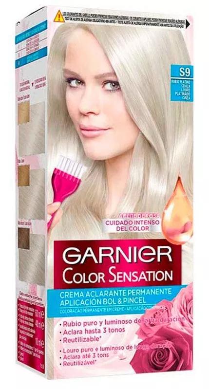 Garnier Color Sensation Tinte Tono S9 Rubio Platino Ceniza