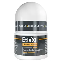 ETIAXIL Déodorant Détranspirant Men Transpiration Excessive Lot de 2 x 15ml