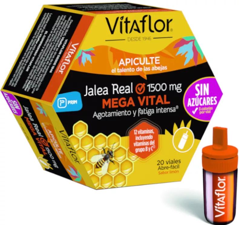 Vitaflor Mega Vital geleia Real 20 Ampolas