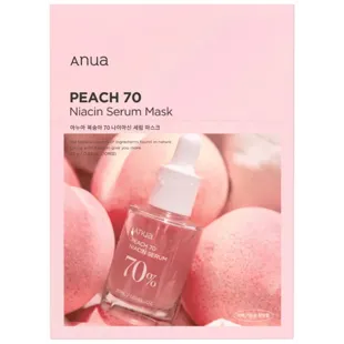 Anua Peach 70 Niacin Serum Facial Mask 25 ml