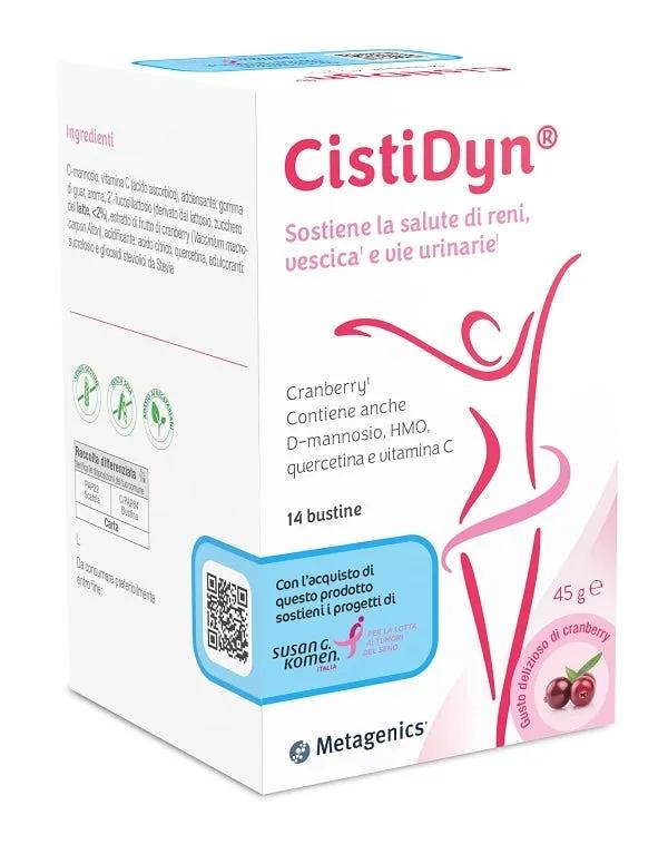 CistiDyn Integratore per il Benessere delle Vie Urinarie e Reni PROMO 14 Bustine