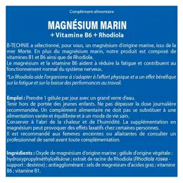 B-Technie Magnésium Marin+B6+Rhodiola 30 Gélules