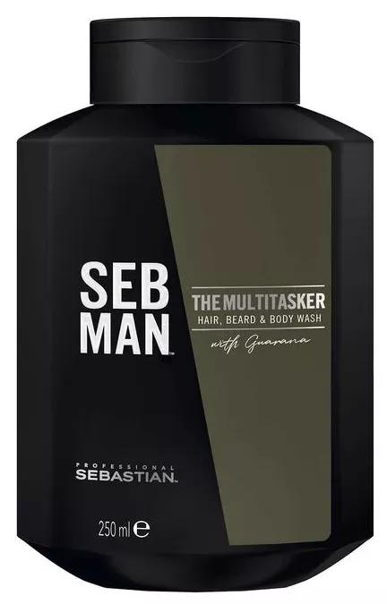 Sebastian Man The Multi-Tasker Hair, Beard & Body Wash 250 ml