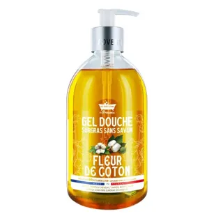 Les Petits Bains de Provence Gel Doccia Ultra-Ricco senza Sapone Fiore di Cotone 500ml