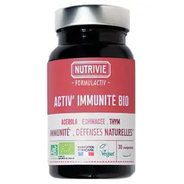 Nutrivie Activ'Immunité Bio 30 comprimés