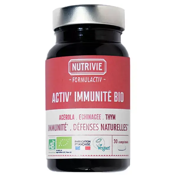Nutrivie Activ'Immunité Bio 30 comprimés