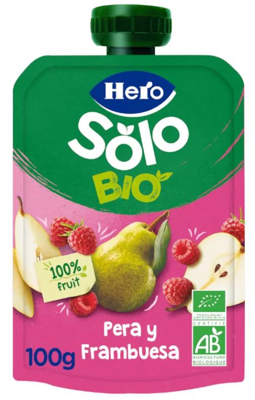 Hero Solo Biologische Fruitzak Peer en Framboos +4m 100 gr