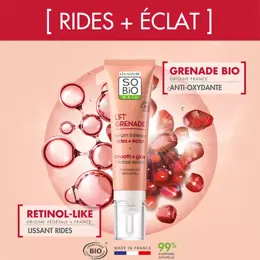 So'Bio Étic Lift'Grenade Sérum Intense Rides + Éclat Bio 30ml