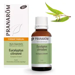 Pranarom Huile Essentielle Eucalyptus Citronné Bio 30ml