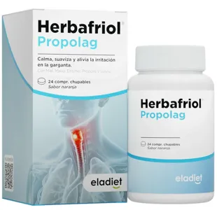 Eladiet Herbafriol Propolag Orange 24 Lozenges