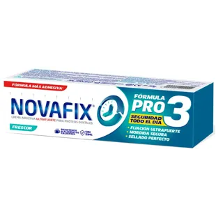 Novafix Pro3 Crème Adhésive Fraîcheur Prothèse Dentaire 50 gr