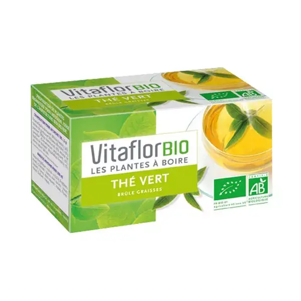 Vitaflor Bio Té Verde Antioxidante Quemar Grasa 18 Bolsitas
