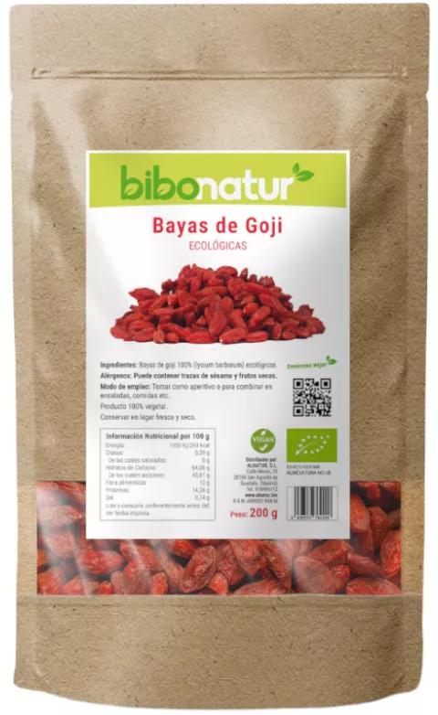 Bibonatur Bagas de Goji Ecológicas 200 gr