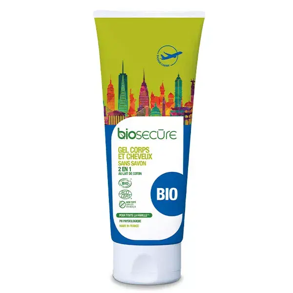 Bio Secure 2-in-1 Body and Hair Soap-Free Shower Gel 100ml