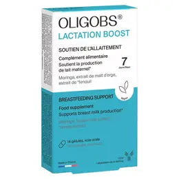 Oligobs Lactation Boost Soutien de l'Allaitement 14 gélules