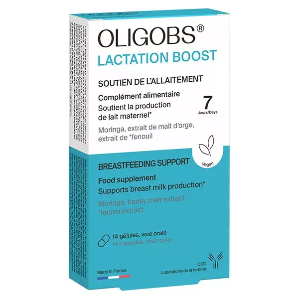 Oligobs Lactation Boost Soutien de l'Allaitement 14 gélules