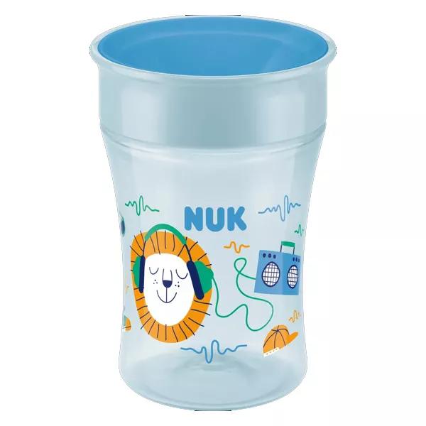 Nuk Taza Mágica 360° Taza de Aprendizaje +8m León Azul 230ml