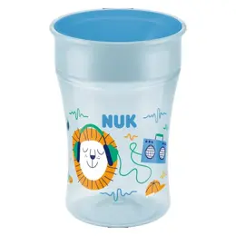 Nuk Magic Cup 360° Tasse d'Apprentissage +8m Bleu Lion 230ml