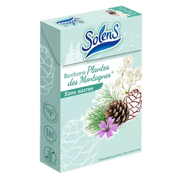 Solens Bonbons Plantes des Montagnes 50g