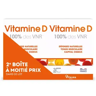 Vitavea Vitamina D  100% VNR Difese Naturali Lotto di 2 x 90 compresse