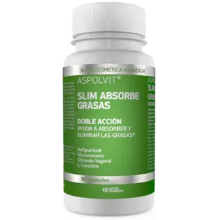 Aspolvit Slim absorve gordura 60 cápsulas